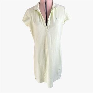 Lacoste polo dress green size 42